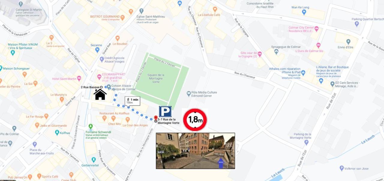 شقة Aux Bijoux De Colmar - 1 Parking Gratuit المظهر الخارجي الصورة